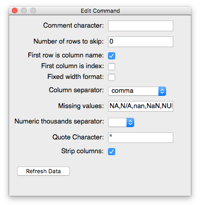 Data Import Tool Commands Canopy Data Import Tool 1.1.6