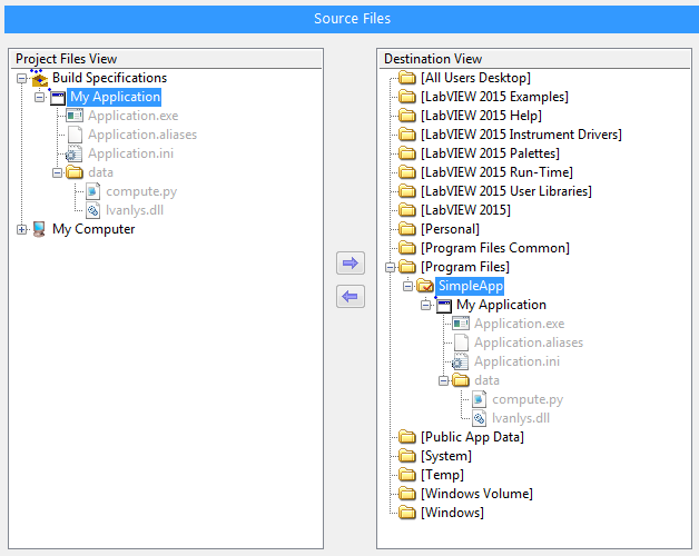 labview application builder